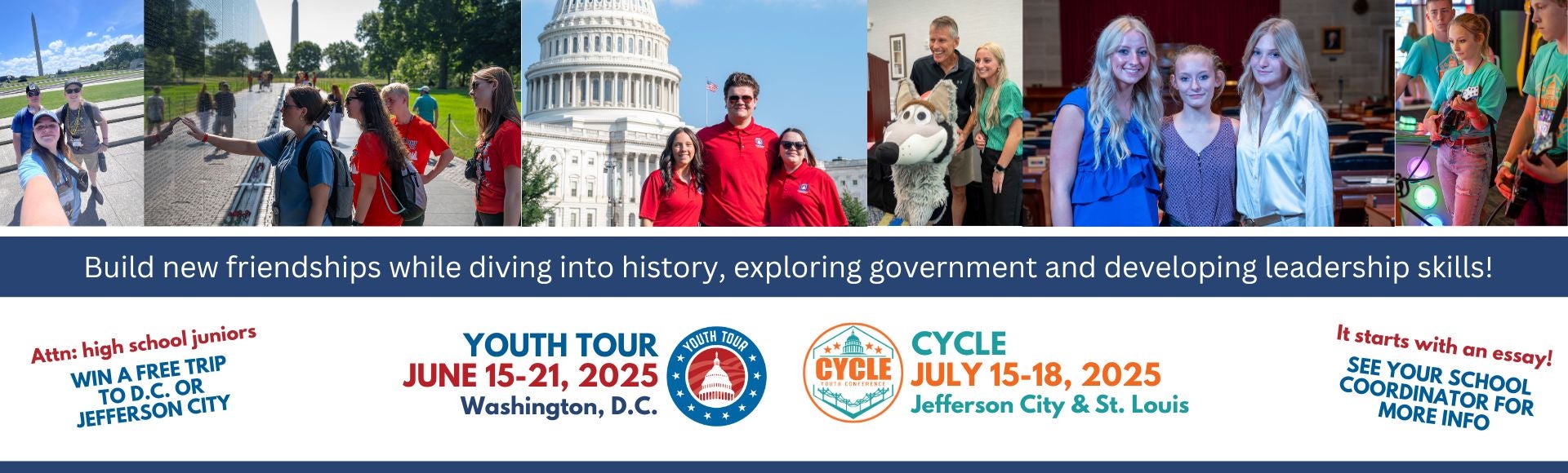 Youth Tour and CYCLE 2025