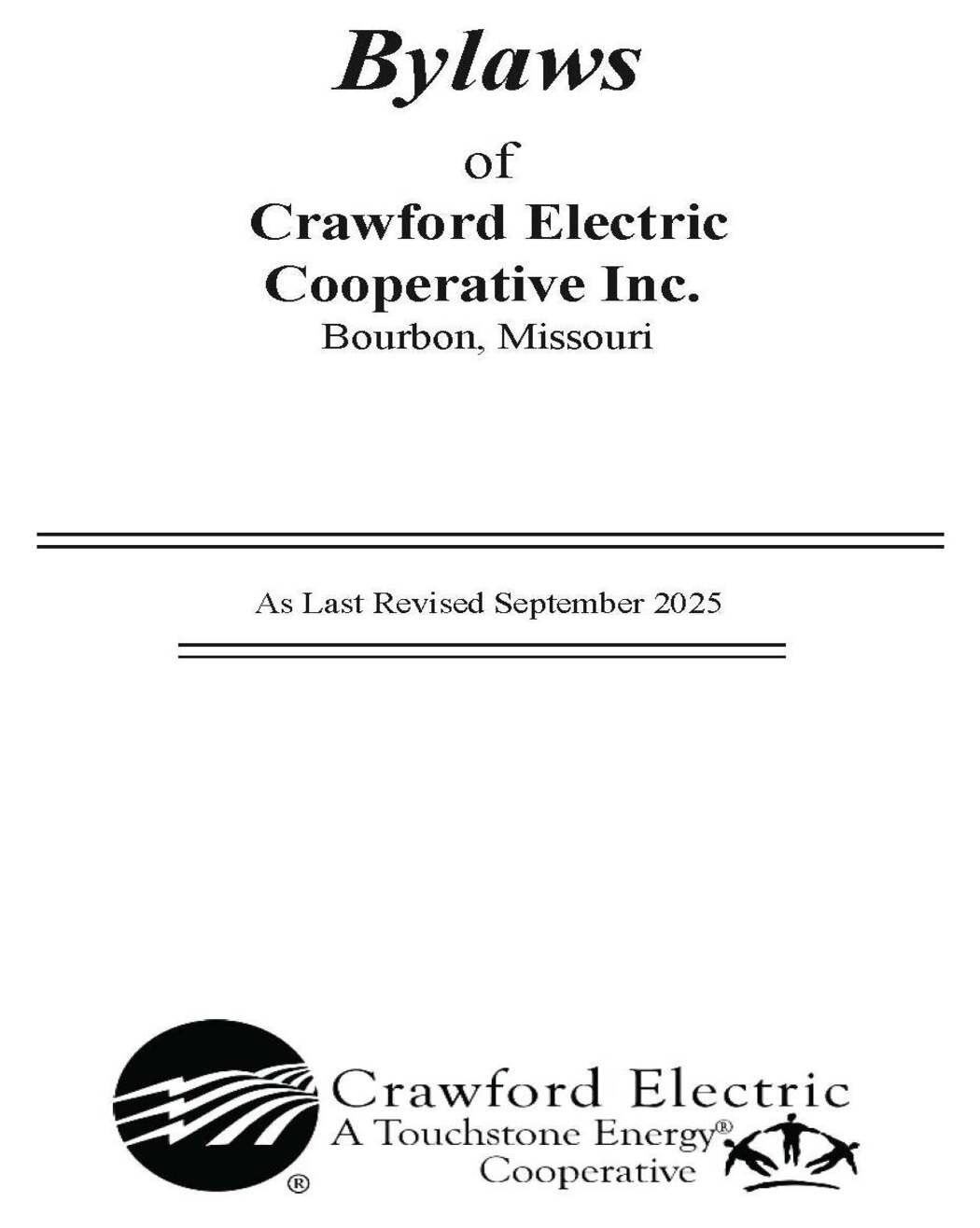 crawford_electric_bylaws_2025_cover