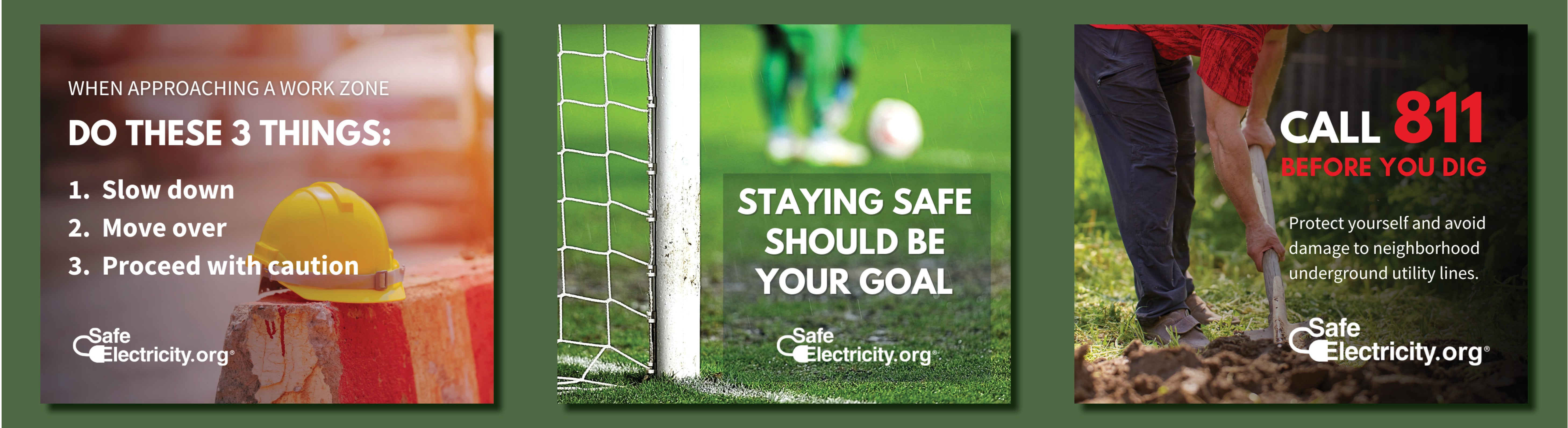 Slow down for work zones, stay safe is goal, call 811 before you dig