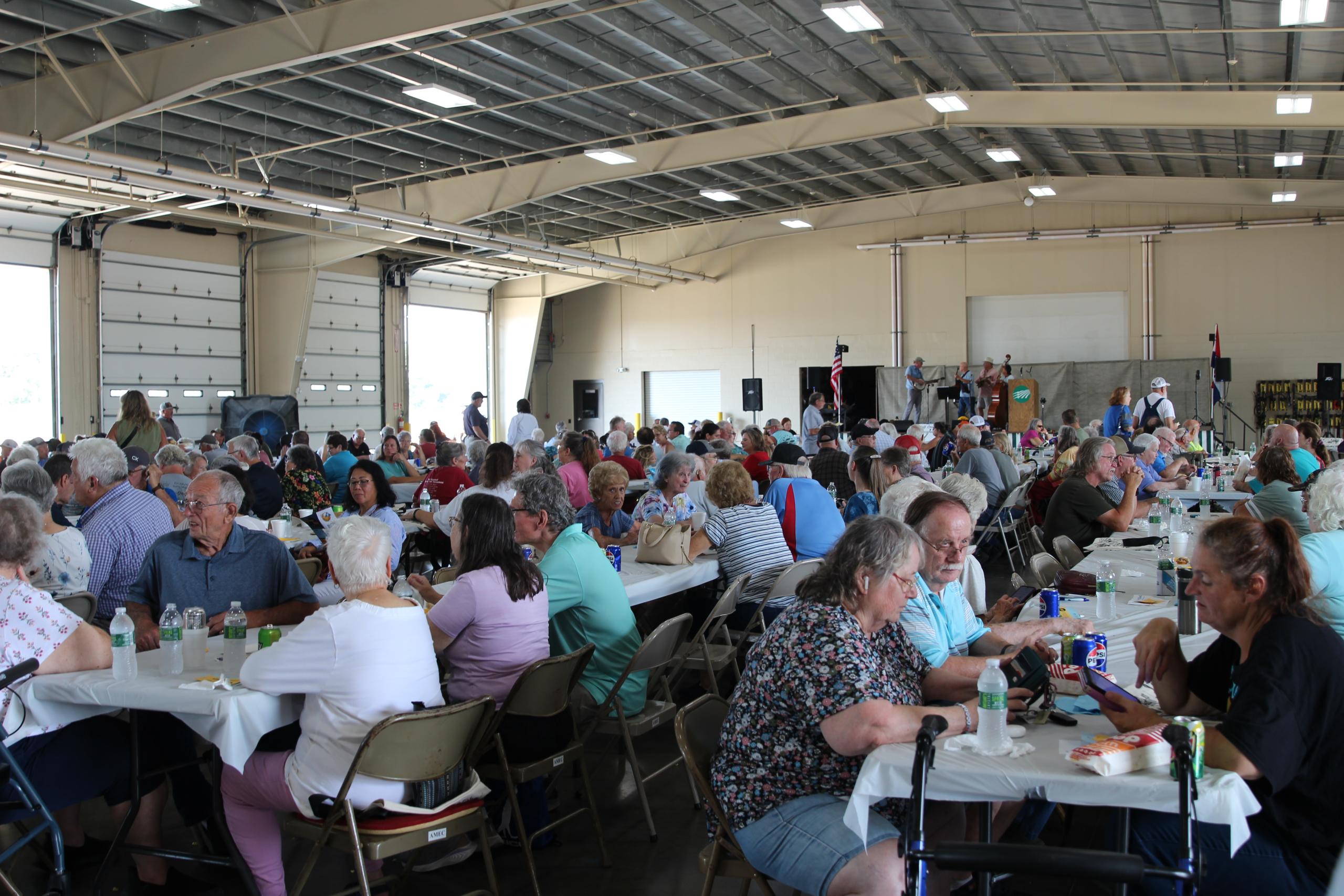 Annual meeting crowd