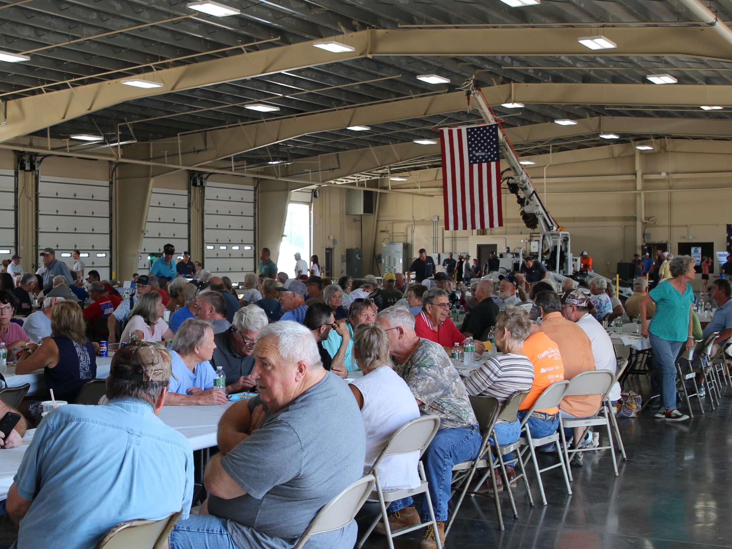Annual meeting crowd