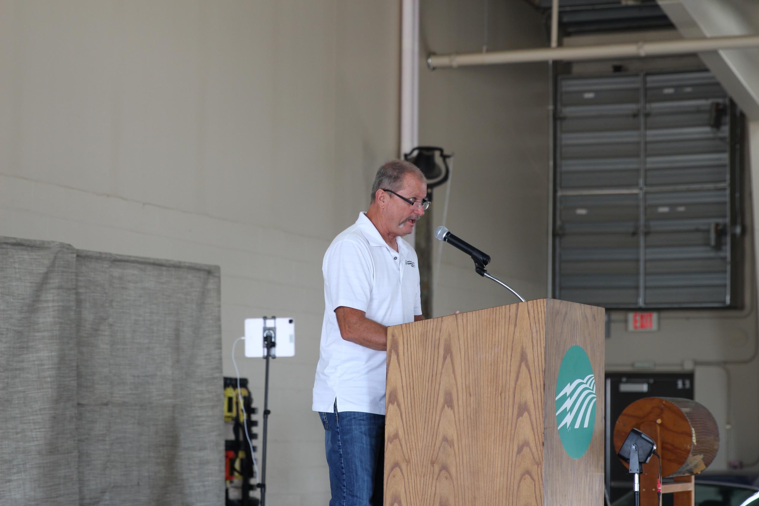 Board President Bink Blankenship
